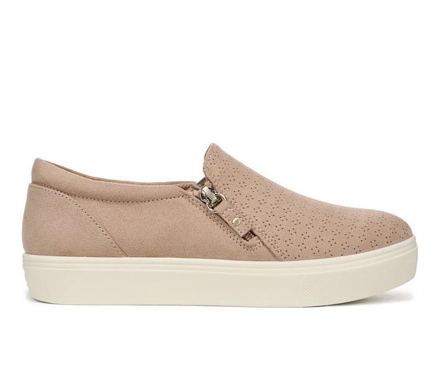Women's Dr. Scholls Madison Cloud Zip Sneakers in Cuban Sand color