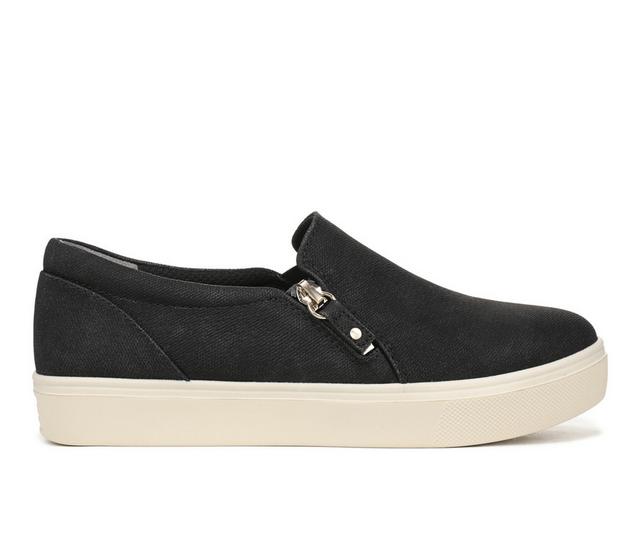 Women's Dr. Scholls Madison Cloud Zip Sneakers in Black color