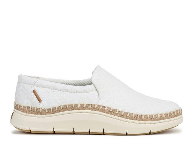 Women's Dr. Scholls Time Off Flex Slip On Slip-on Shoes in White color