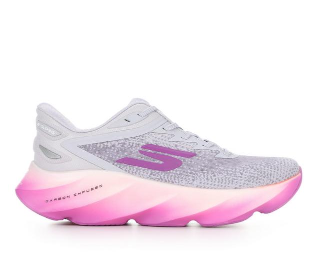 Women's Skechers Go 172215 Aero Burst Slip In Running Shoes in Lav/Pink color