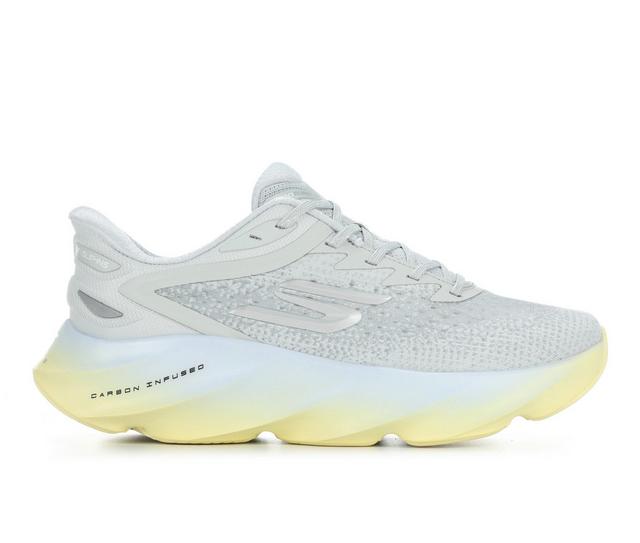 Women's Skechers Go 172215 Aero Burst Slip In Running Shoes in Grey/Blue color