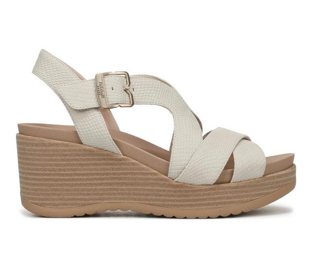 Women's Dr. Scholls Cali Beach Wedges in White Cap color