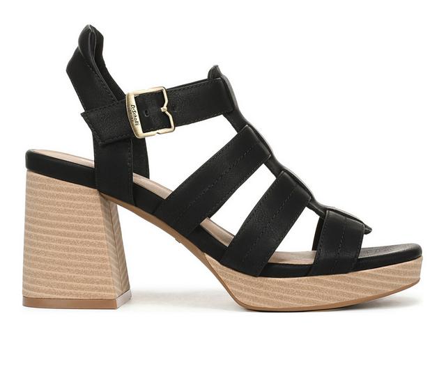 Women's Dr. Scholls Makayla Dress Sandals in Black color