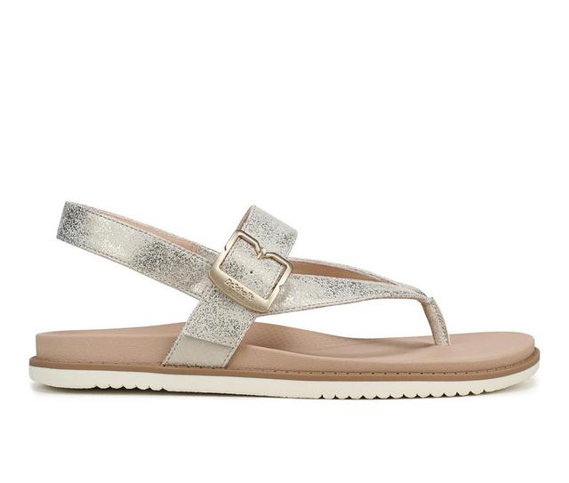 Women's Dr. Scholls So Chill Sandals in Light Gold color