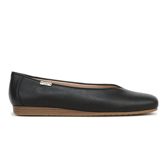 Women's Dr. Scholls Violet Flats in Black color