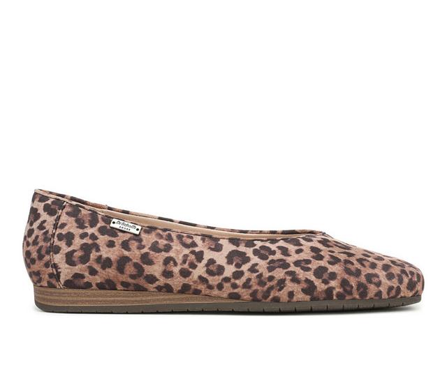 Women's Dr. Scholls Violet Flats in Light Brown color