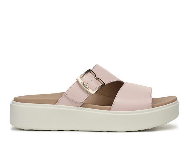 Women's Dr. Scholls Madison Cloud Slide Platform Sandals in Blush color