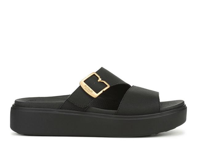 Women's Dr. Scholls Madison Cloud Slide Platform Sandals in Black color