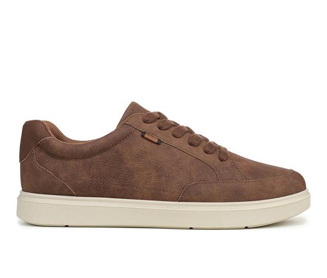 Men's Dr. Scholls City Cloud Lace Sneakers in Mid Brown color