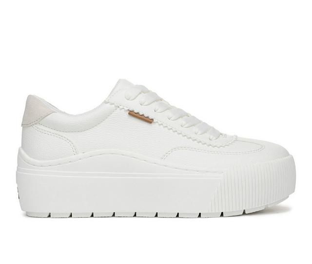 Women's Dr. Scholls Time Off Most Platform Sneakers in White color