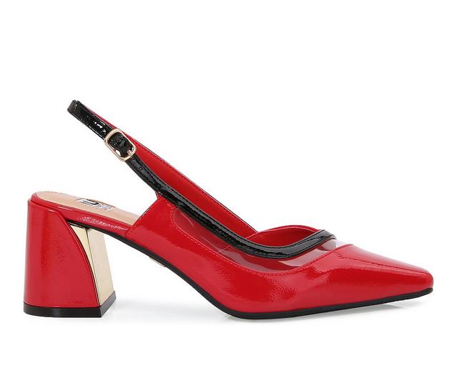 Women's Ninety Union Regine Pumps in Red Multi color