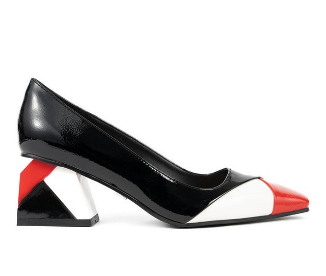 Women's Ninety Union Sandy Pumps in Black-Red Multi color
