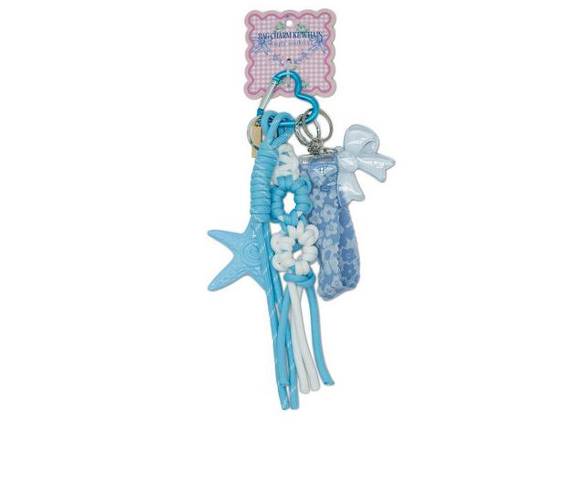 Simply Southern Summer Bag Charm in STARBLU color