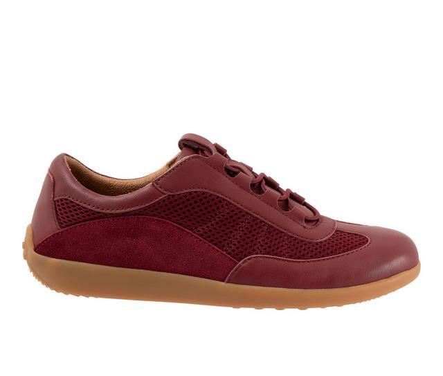 Women's Softwalk Darby Sneakers in Cherry color