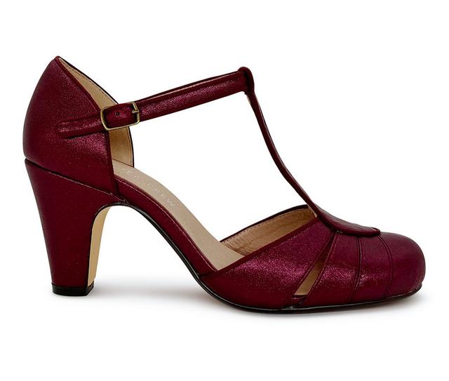 Women's Chelsea Crew Mulberry Dress Sandal in Burgundy color