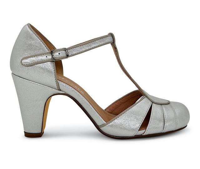 Women's Chelsea Crew Mulberry Dress Sandal in Silver color
