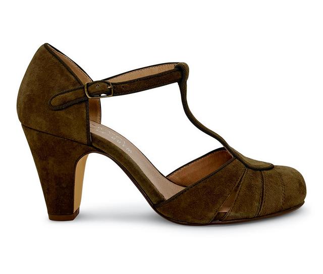 Women's Chelsea Crew Mulberry Dress Sandal in Khaki color
