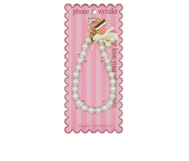 Simply Southern Phone Wristlet in PEARLBND color