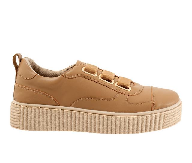 Women's Trotters Bliss Sneakers in Beige color