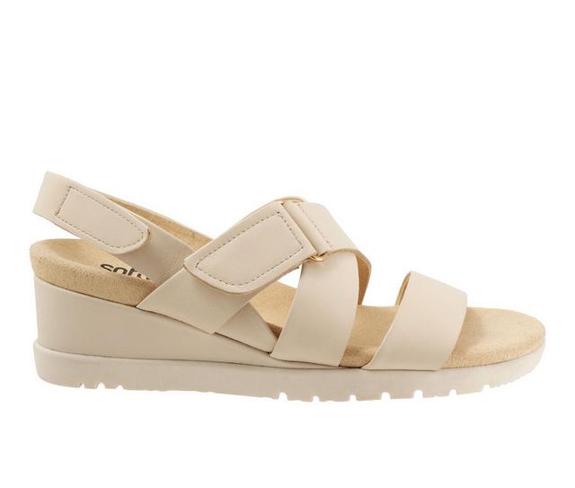 Women's Softwalk Novi Wedges in Ivory color