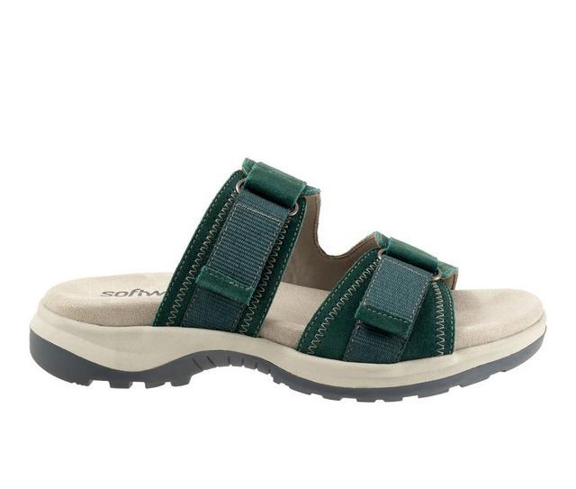 Women's Softwalk Oasis Sandals in Teal color