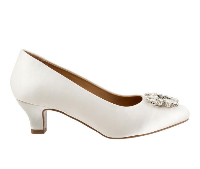 Women's Trotters Kate Bridal Pumps in White color