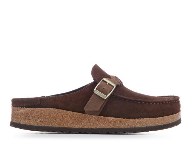 Women's Birkenstock Buckley Braided Mules in Carafe color