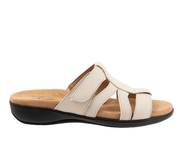Women's Trotters Ramona Sandals in Ivory color