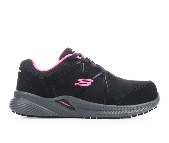 Skechers Work 108294 Carbix-Endaria Carbon Nano Work Shoes in Black/Pink color
