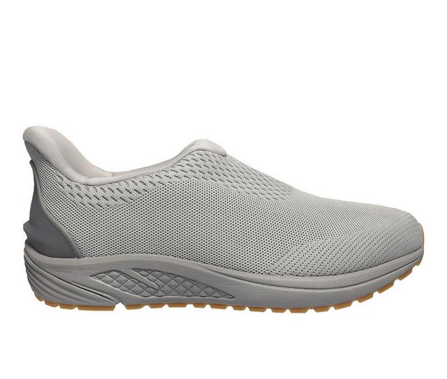 Men's Propet One Velocity Slip On Slip-On Shoes in Grey color
