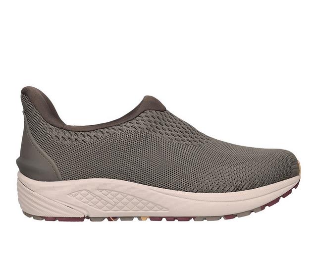 Women's Propet One Velocity Slip On Women's Sneakers in Morel color
