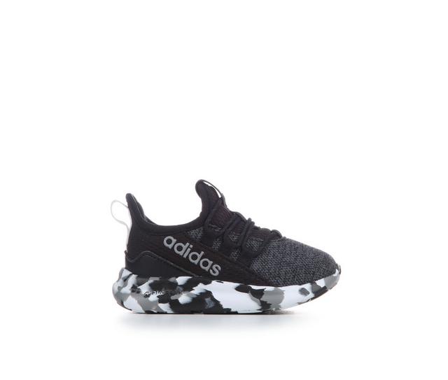 Boys' Adidas Toddler Lite Racer Adapt 8 Running Shoes in Blk/Gry/Crbn color