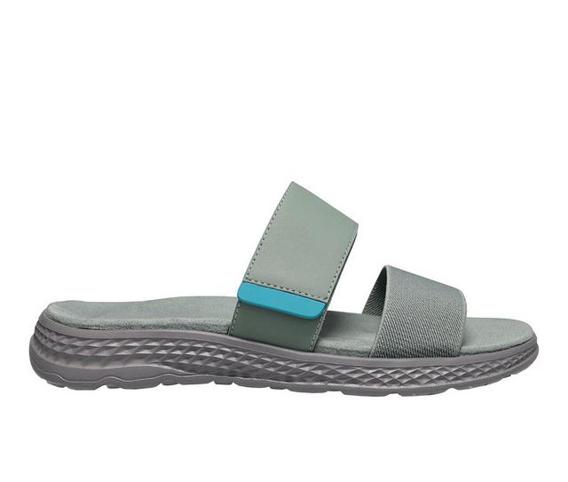 Women's Propet Travelactiv Allegra Slide Sandals in Lily Pad color