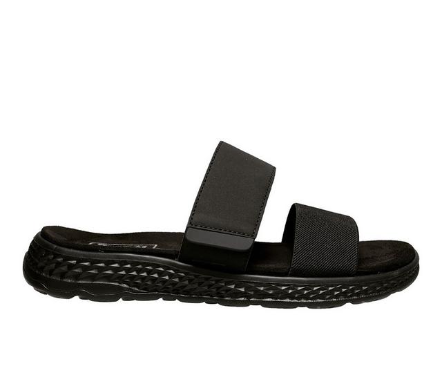 Women's Propet Travelactiv Allegra Slide Sandals in Black color