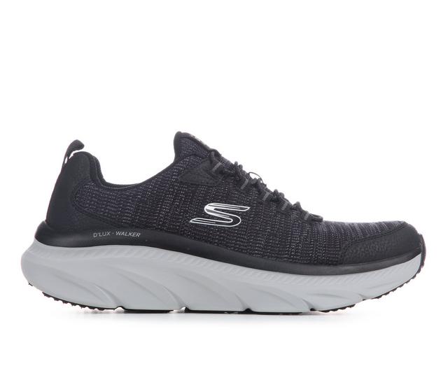 Men's Skechers 233245 D'Lux Walker 3.0 Walking Shoes in Black/White color