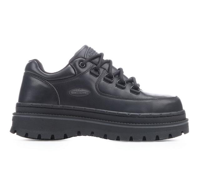 Skechers Work 108277 Jammers Carbon Nano Toe EH Work Shoes in Black color