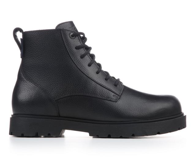 Men's Birkenstock Highwood Mid Lace Waterproof Boots in Black color
