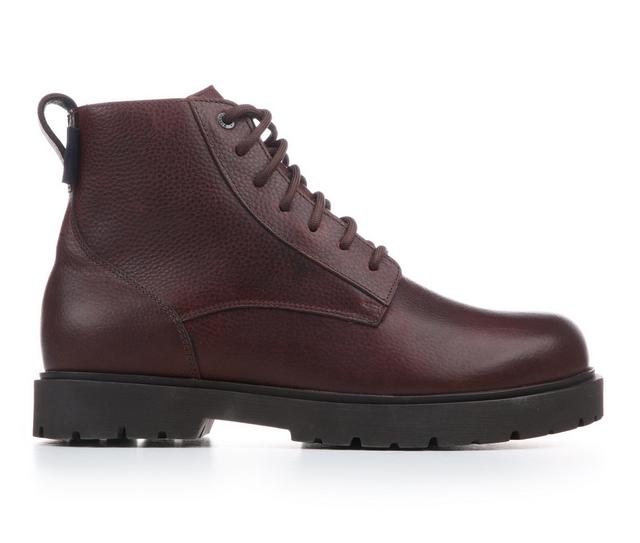 Men's Birkenstock Highwood Mid Lace Waterproof Boots in Chocolate color