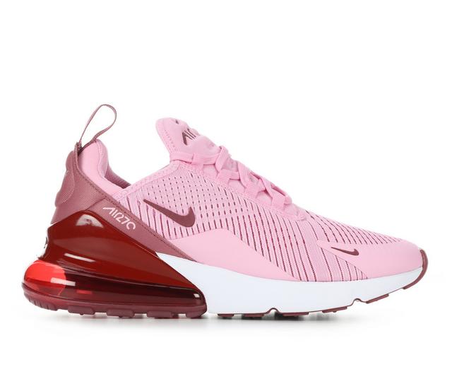 Women's Nike Air Max 270 Sneakers in Pnk/Pnk/Wht 603 color