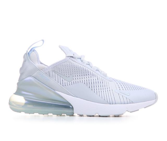 Women's Nike Air Max 270 Sneakers in FtGy/Bl/Wht 002 color