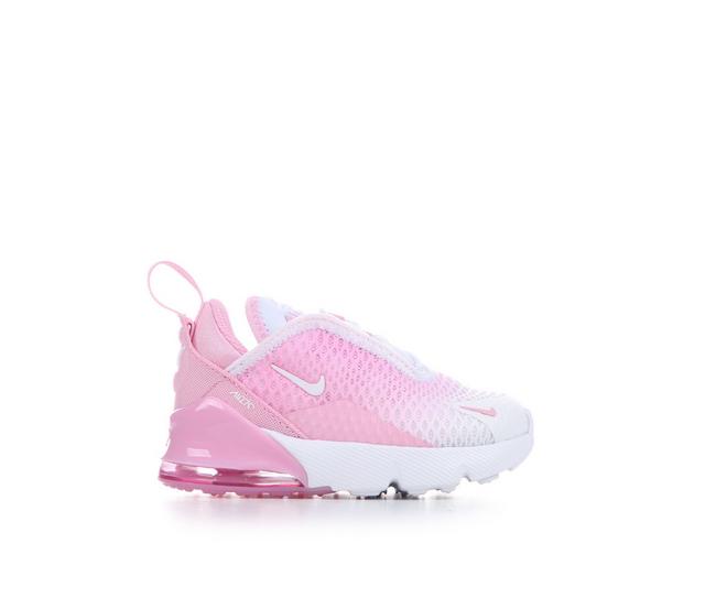 Girls' Nike Infant & Toddler 270 Running Shoes in Pink/White color