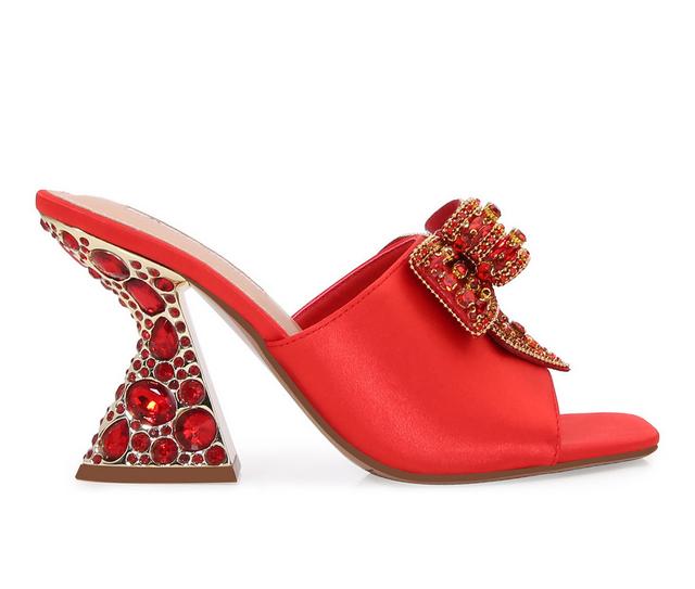 Women's Lady Couture Spark Dress Sandals in Red color