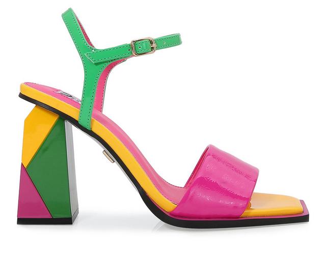 Women's Ninety Union Holly Dress Sandals in Fuchsia Multi color