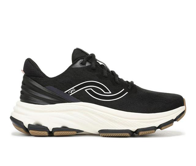 Women's Ryka Devotion X Max 2 Walking Shoes in Black/White color