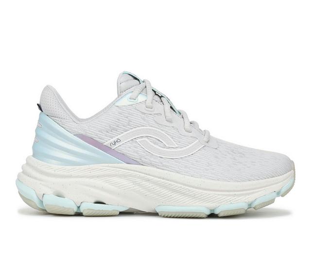 Women's Ryka Devotion X Max 2 Walking Shoes in Oyster Grey color