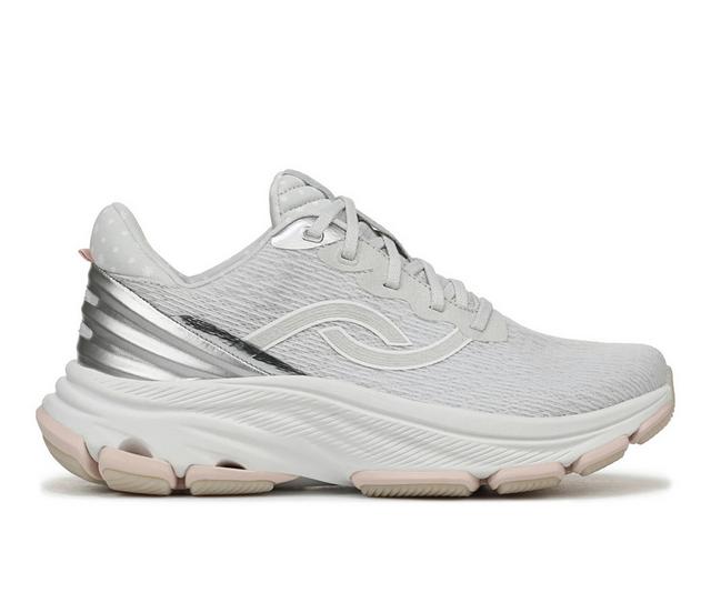 Women's Ryka Devotion X Max 2 Walking Shoes in Grey/Floral color