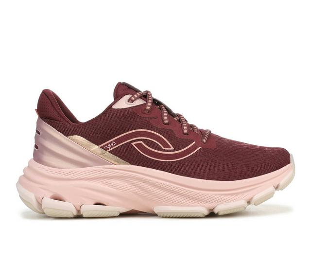 Women's Ryka Devotion X Max 2 Walking Shoes in Windsor Red color
