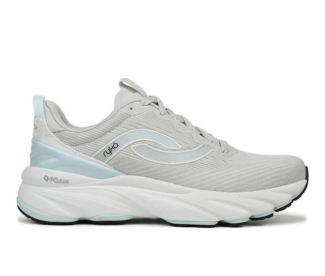 Women's Ryka Oyster Grey Running Shoes in Oyster Grey color