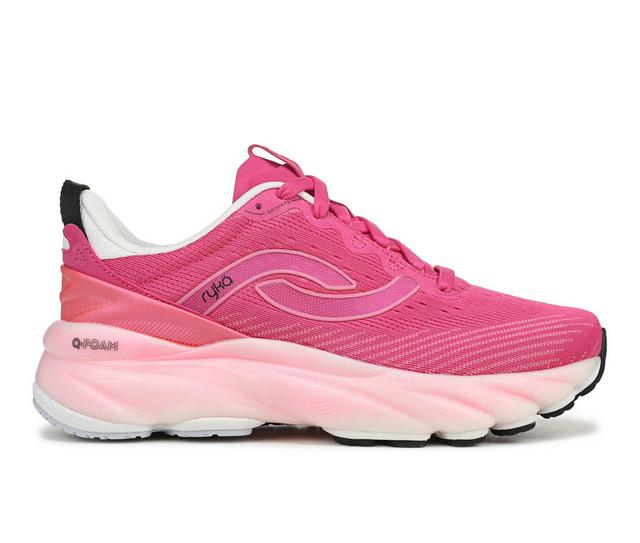 Women's Ryka Distance LX Running Shoes in Pink color