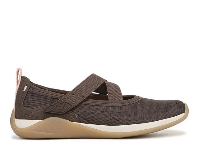 Women's Ryka Era Mary Jane Mary Jane in Fudge Brown color